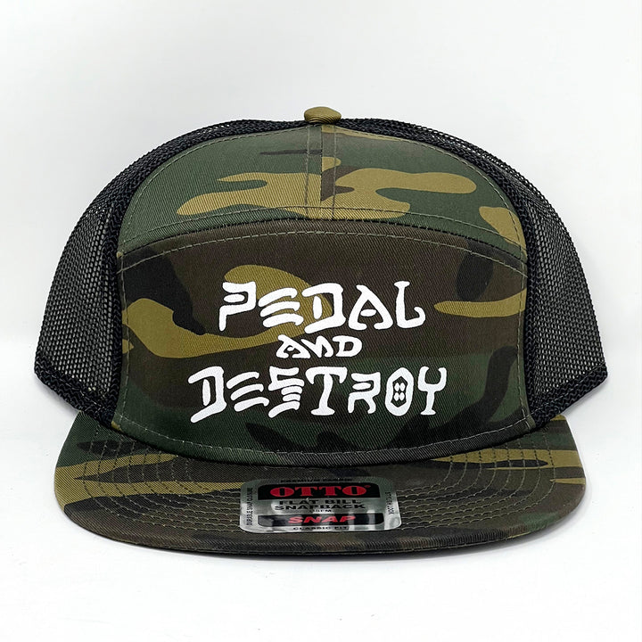 Pedal and Destroy Trucker Hat