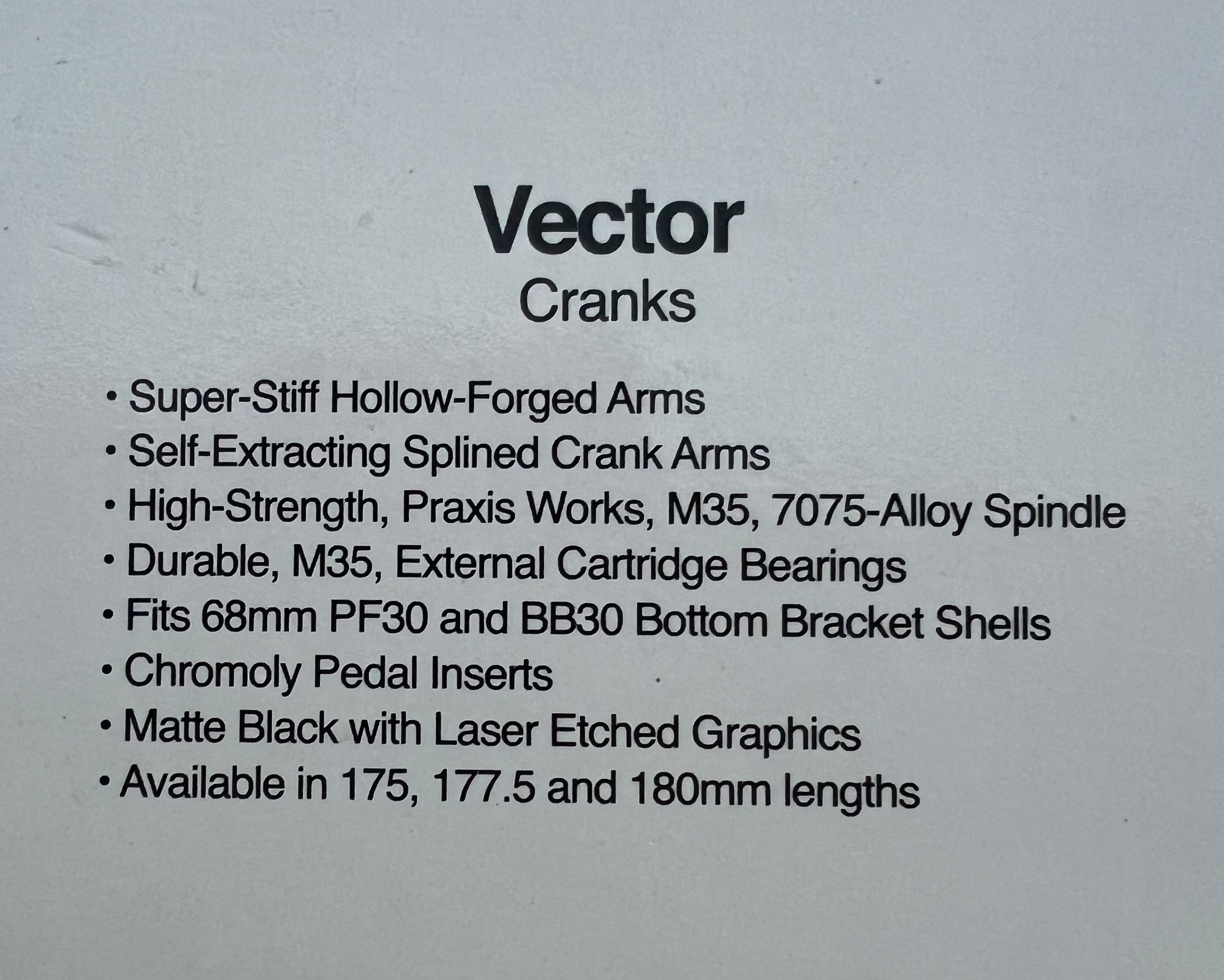 Box Vector 172.5mm M35 cranks