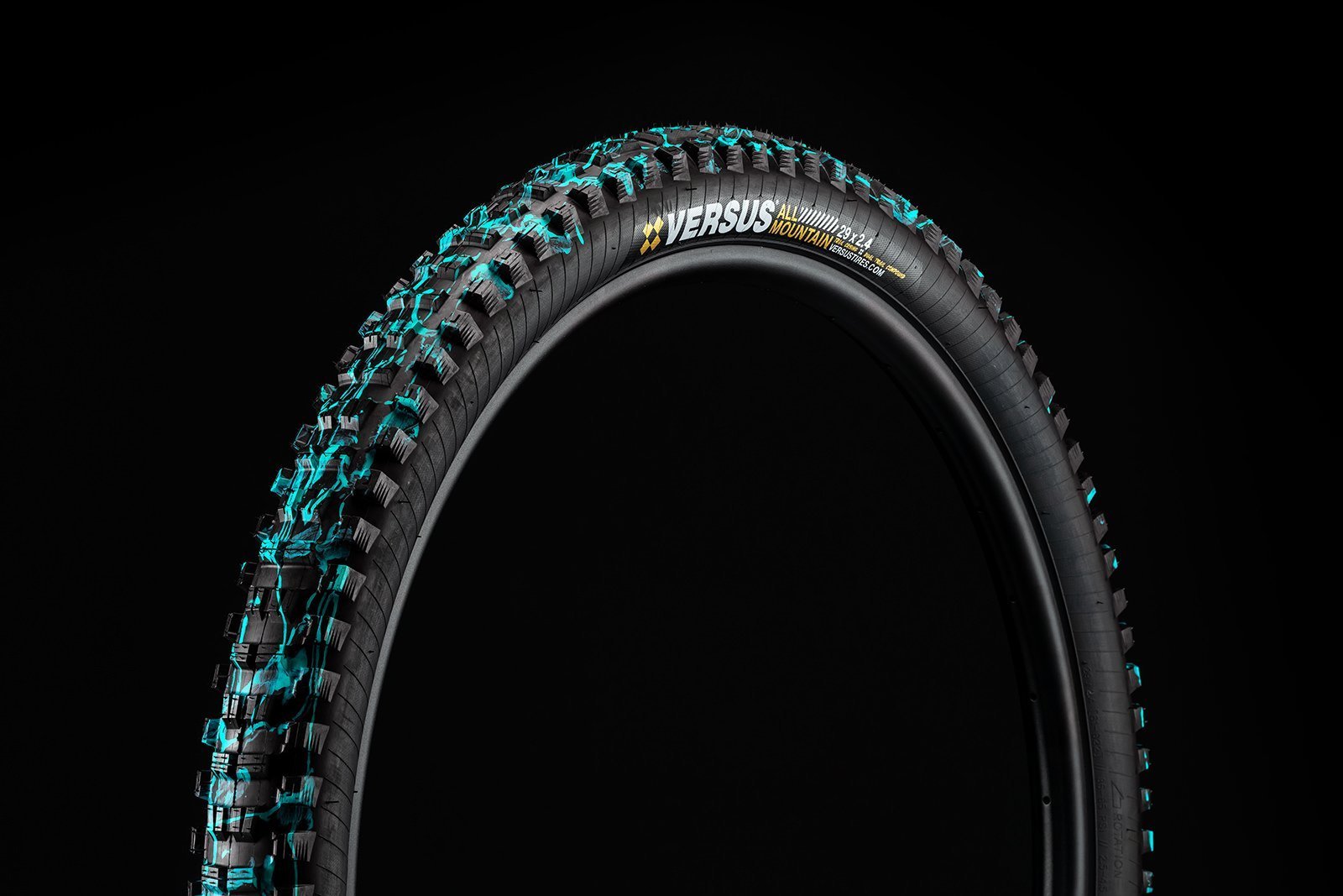 29x2.4 // Gravity Casing // Blue Splatter - Versus Bicycle Tires