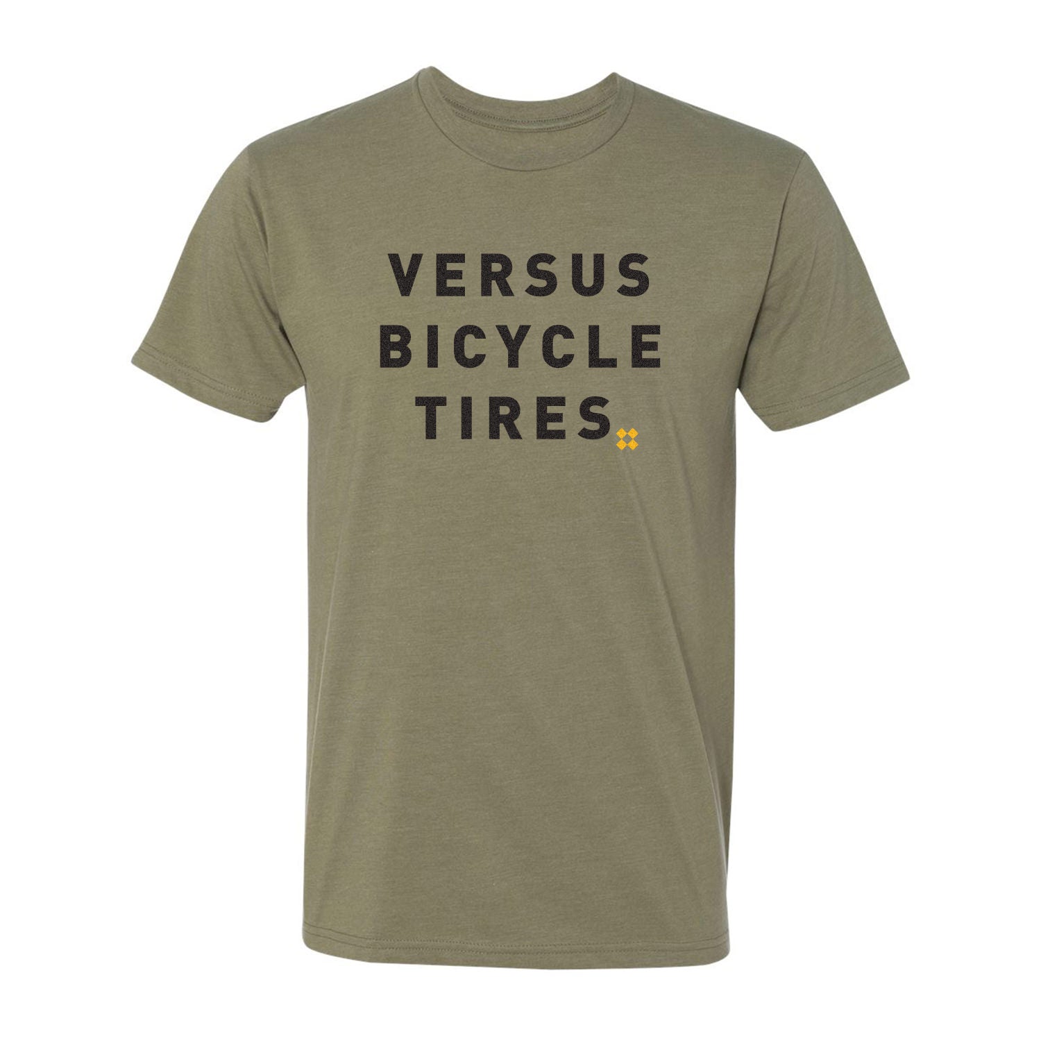 Versus Tires Text t-shirt in olive colorway